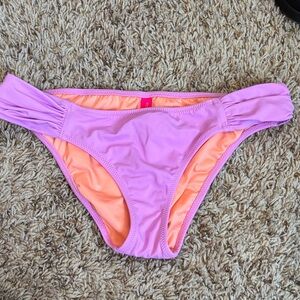 Victoria's Secret Pink and Orange Bikini Bottom